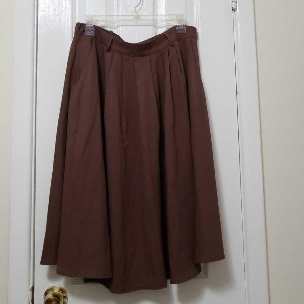 Pre-owned Brown Skirt